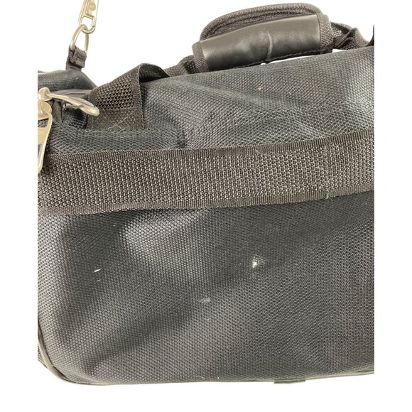 Protege Large Black Collapsible Sport Travel Gym Duffle Bag Shoulder Strap - Picture 5 of 13